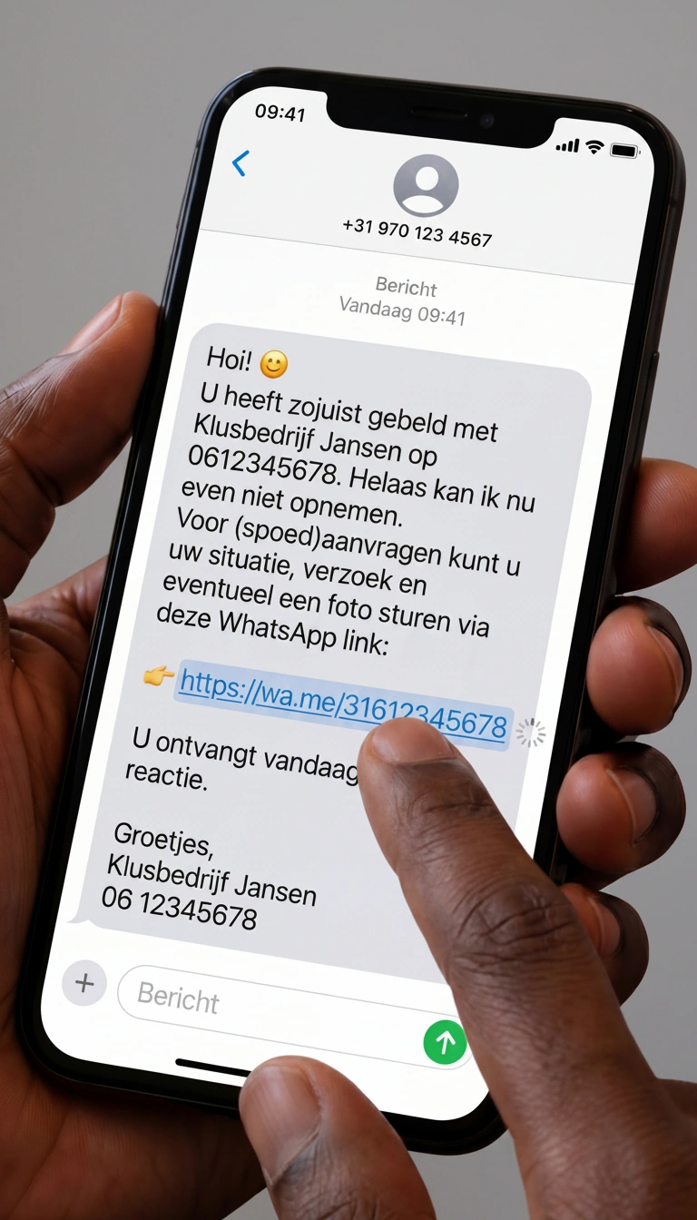 Gemiste oproep automatisch opgevolgd